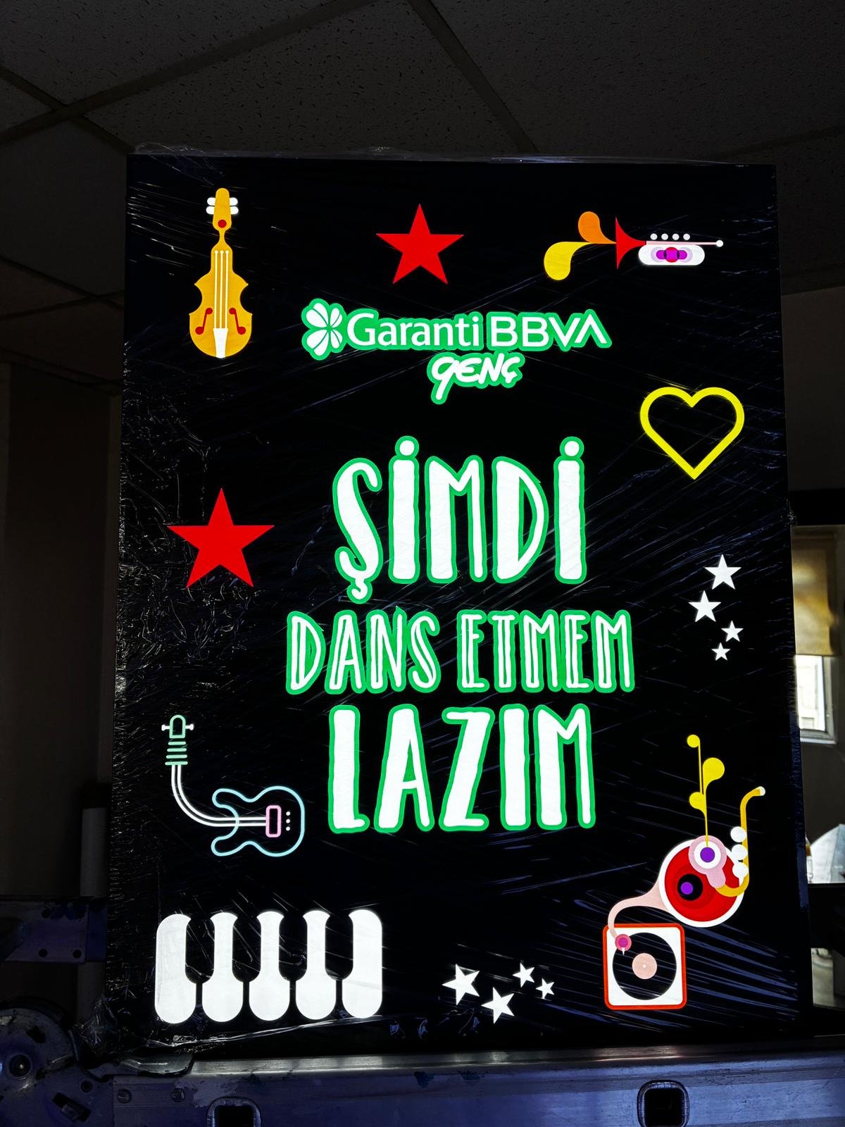 Stant Stand Etkinlik Tabela Lightbox Kiosk banko ışıklı  ledli küp