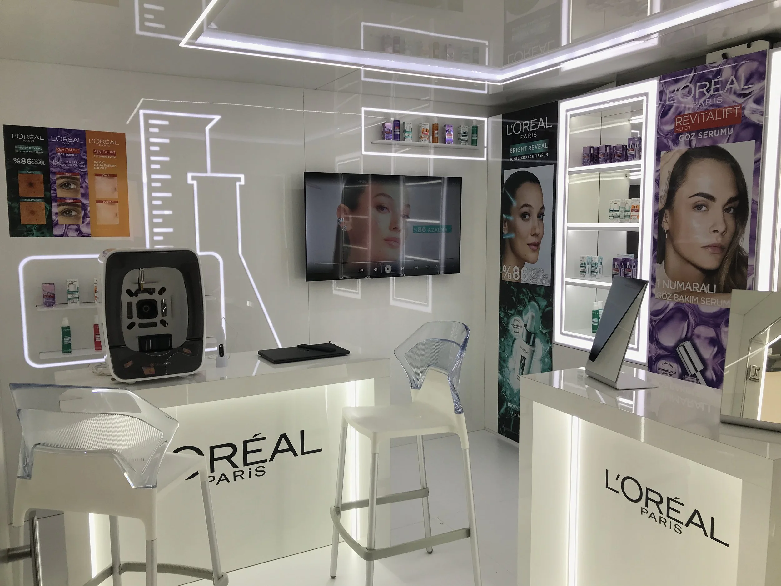 Stant Stand Etkinlik Tabela Lightbox Kiosk banko