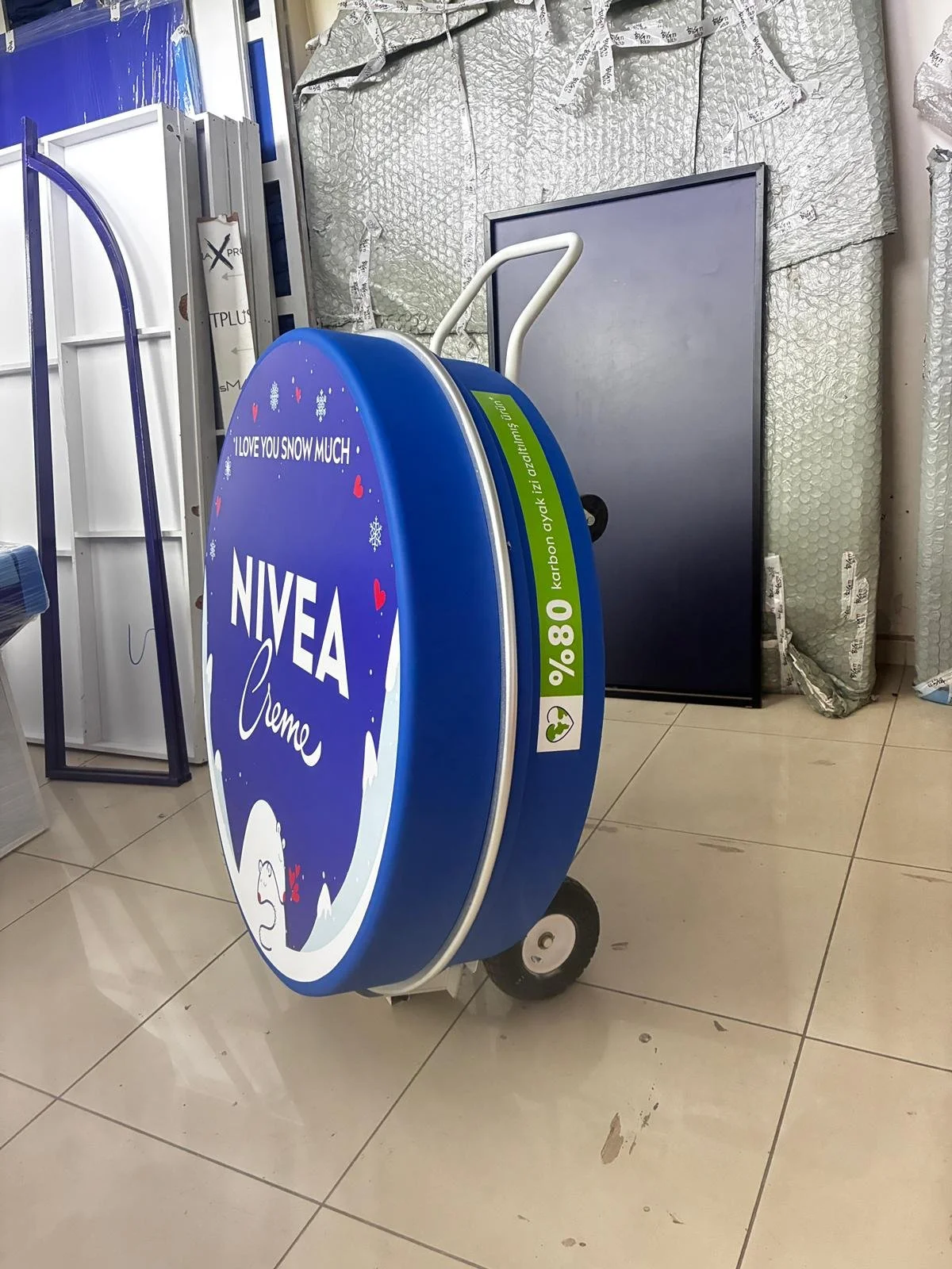 Stant Stand Etkinlik Tabela Lightbox Kiosk banko ışıklı  ledli küp