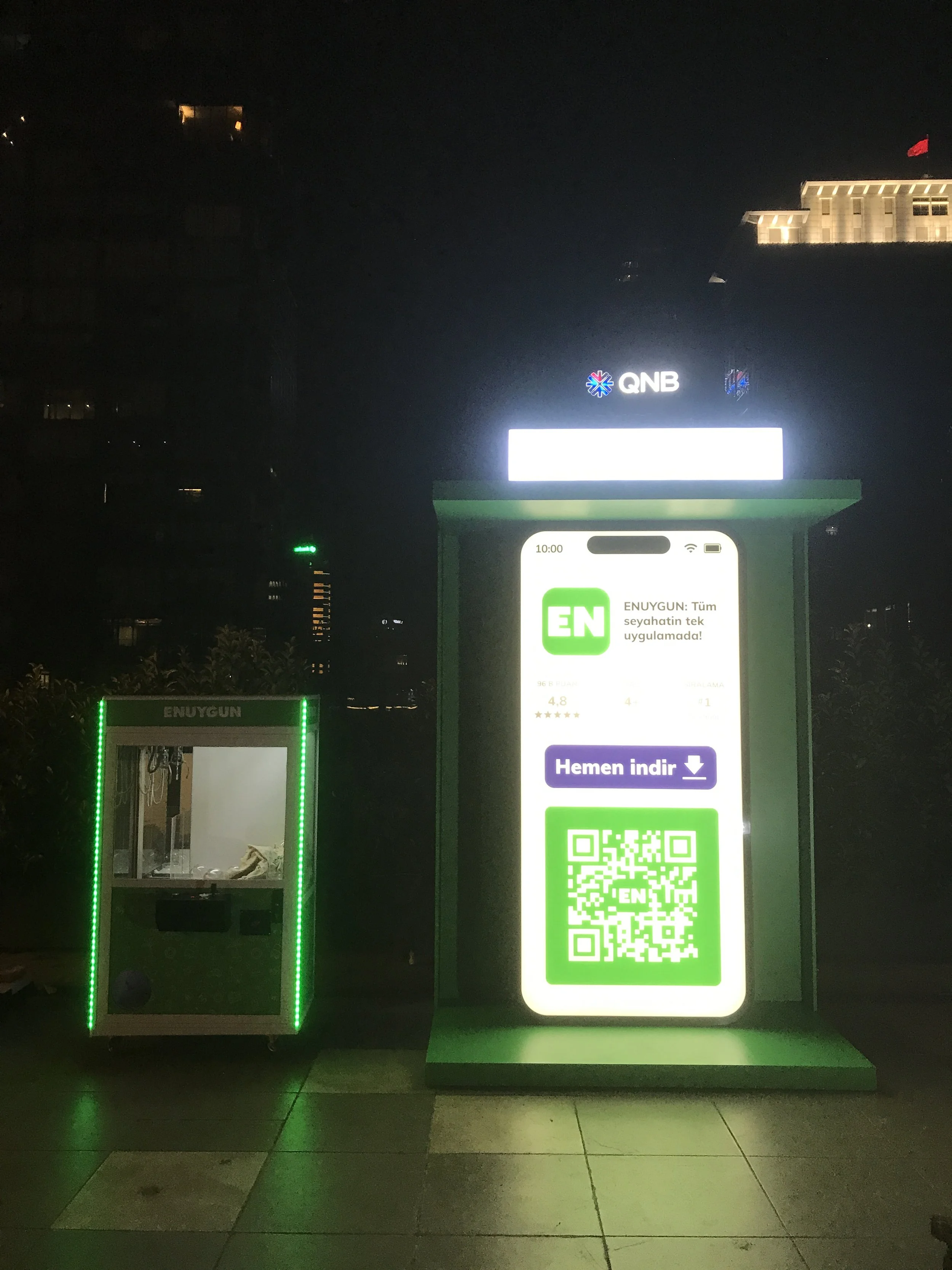 Stant Stand Etkinlik Tabela Lightbox Kiosk banko ışıklı  ledli küp