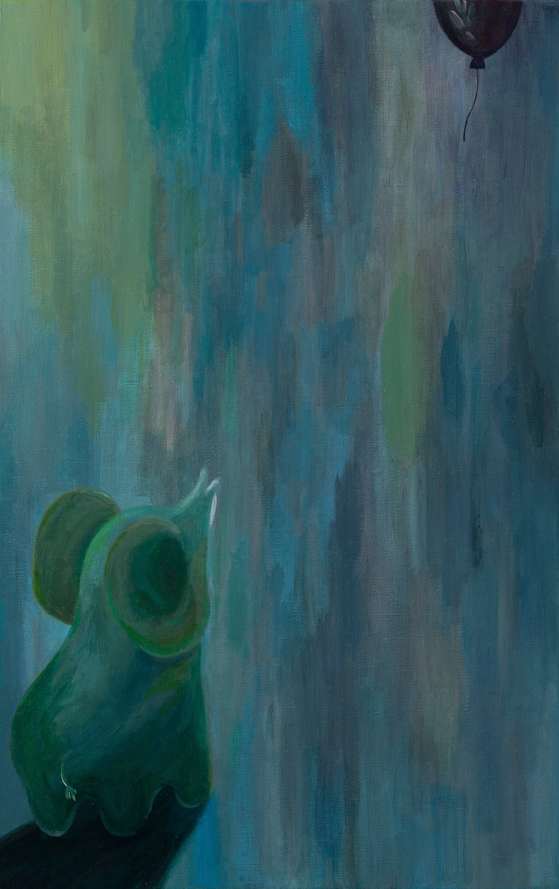 Wish, 2026, Acrylic on canvas, 53.0 x 33.4 cm