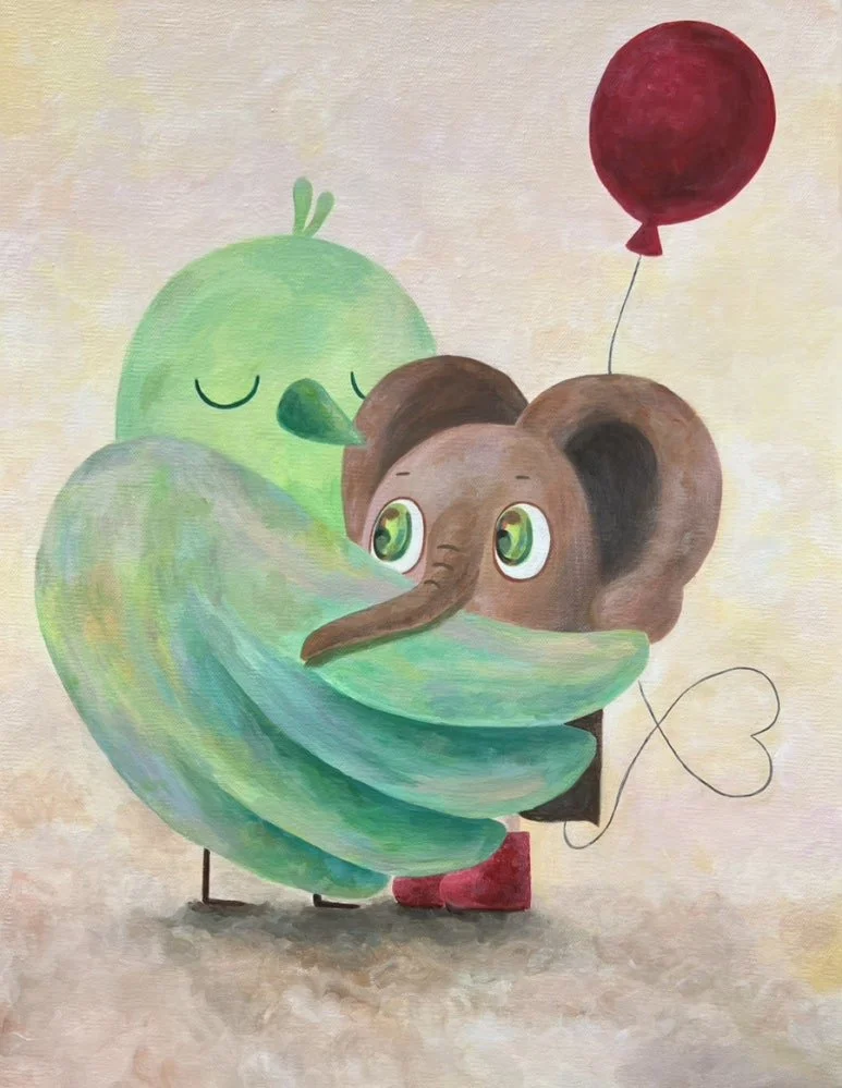 I’ll Hold You Anyway, 2026, Acrylic on canvas, 53.0 × 40.9cm (10P)