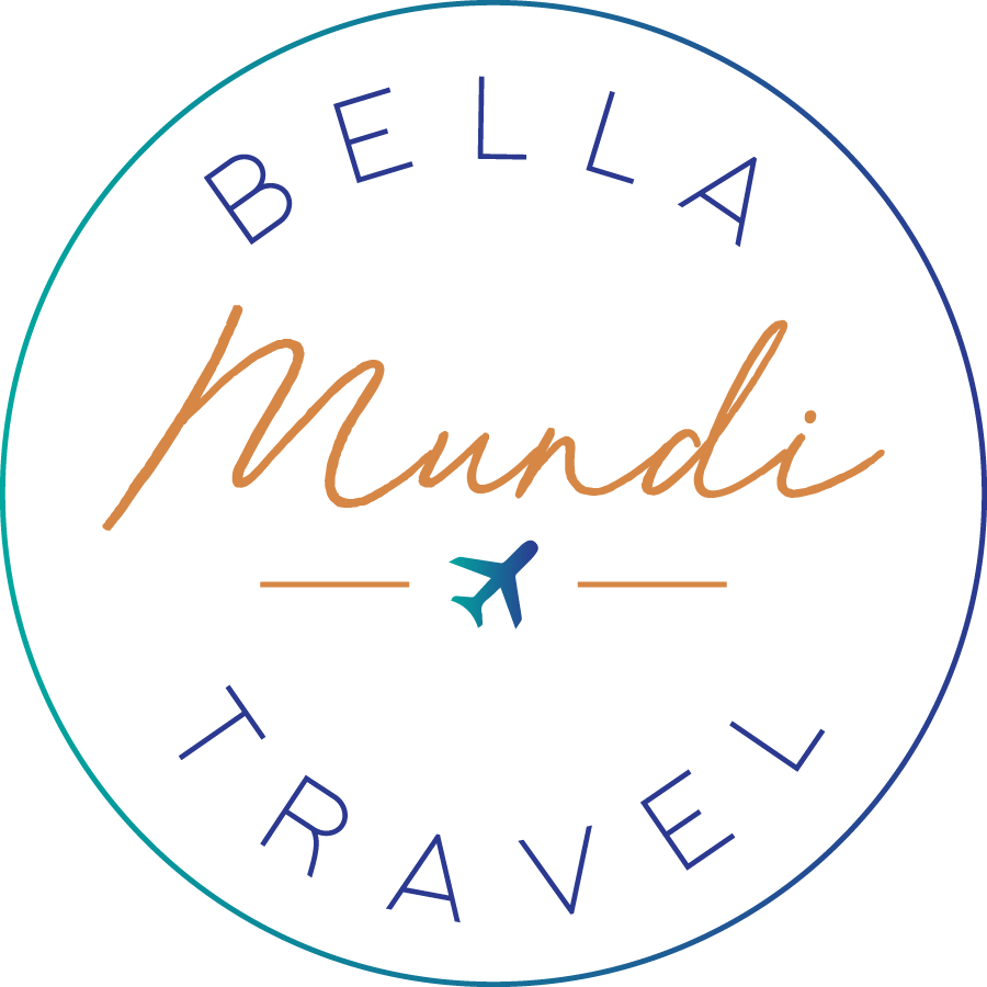 An abstract illustration featuring a large orange globe with pen nib icon in the center, surrounded by a blue and teal background with various shades of blue circles and spectrum plots.