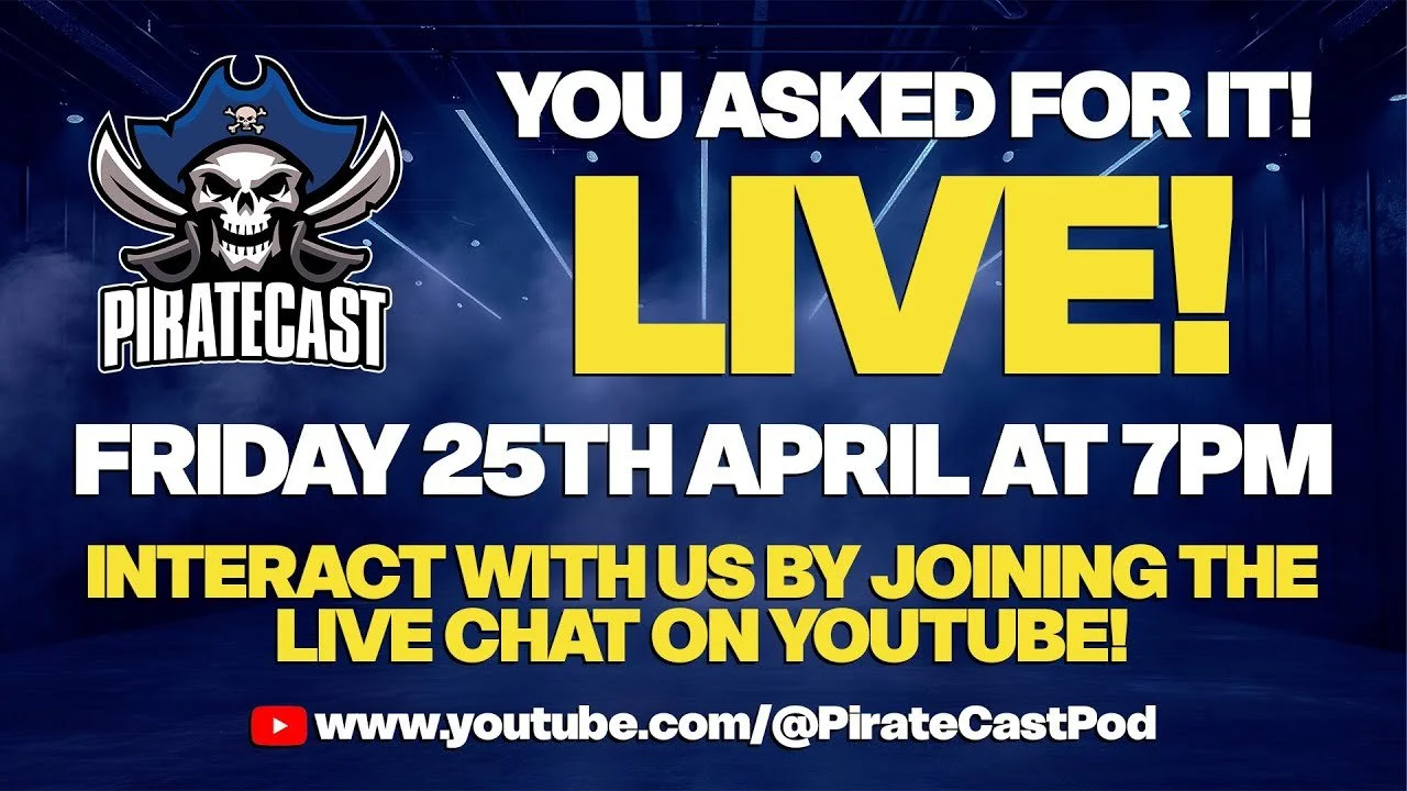 WE'RE LIVE! Friday 25th April 2025