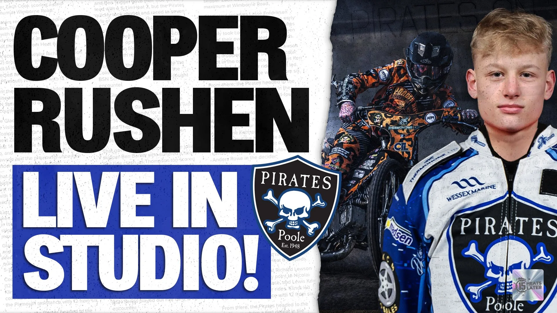 Cooper Rushen LIVE! | Why Poole? Goals for 2026 + Pirate Tassles?!