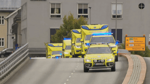 INNVIELSE AV NY AMBULANSESTASJON I DRAMMEN, TEGNET AV H&R   