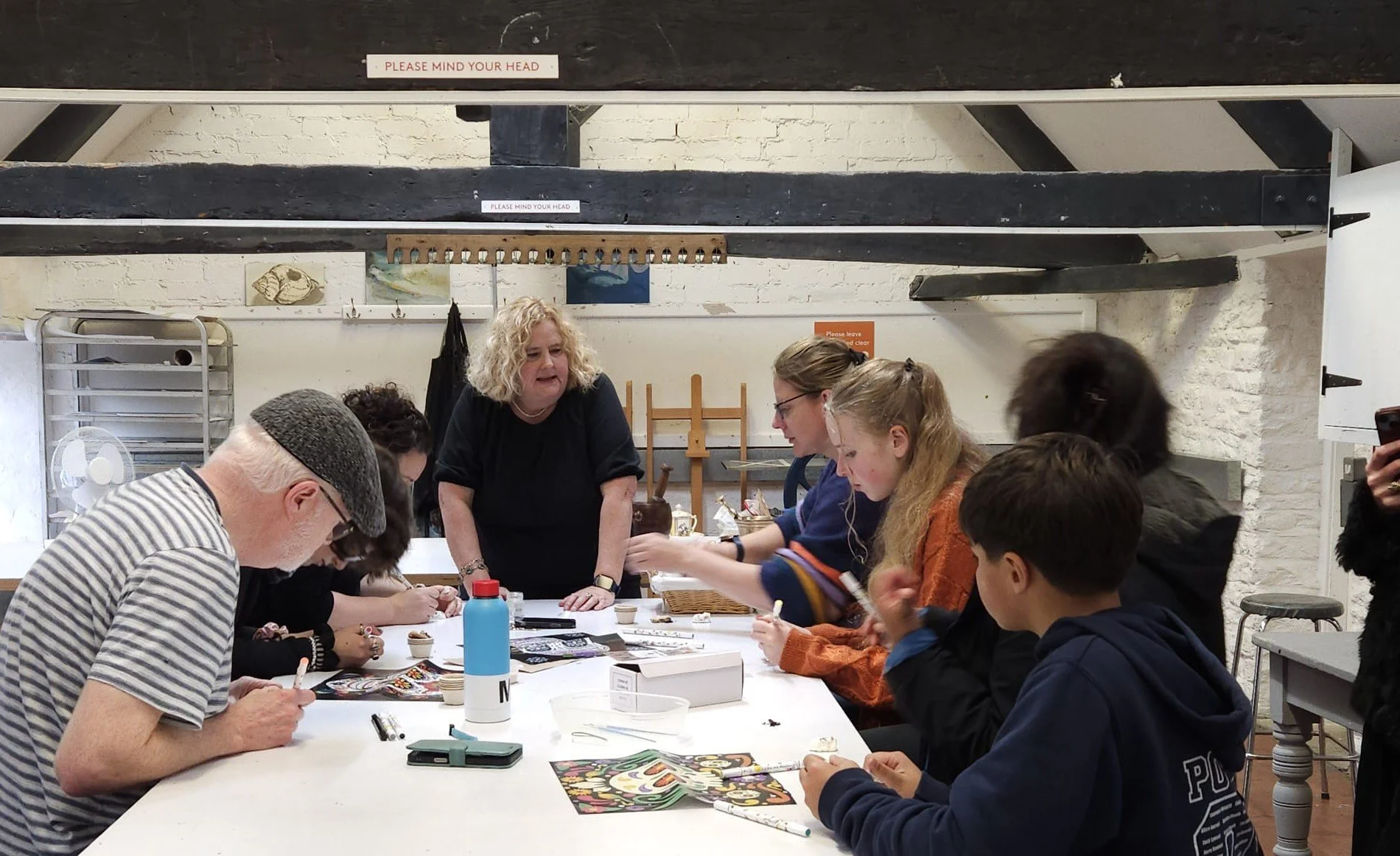 Historian Emma Kay delivering a workshop on chocolate as part of Cirencester History Festival