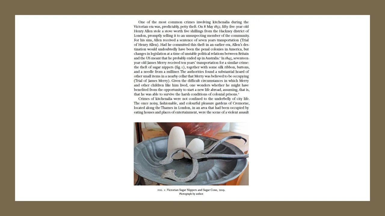 BBC Food article featuring historian Emma Kay and her collection of antique kitchenalia