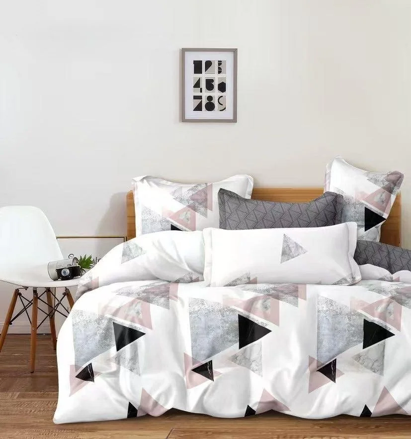 Geometric 5-Piece Bedding Set