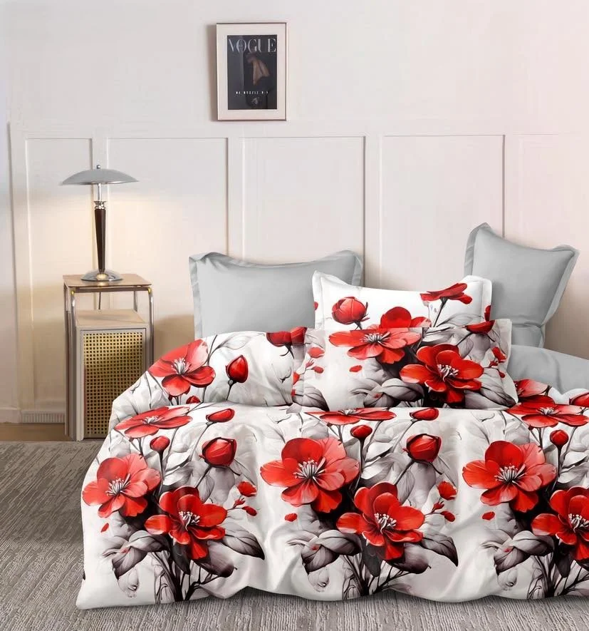 Luxurious Floral 5-Piece Bedding Set