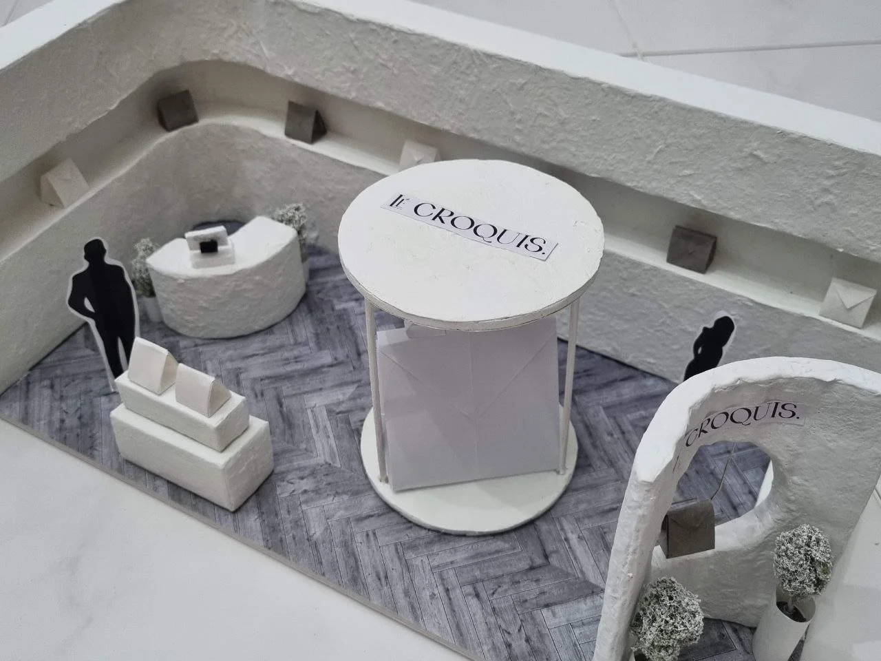 Rather than centering the project solely on the product, the focus was placed on spatial storytelling. The pop-up store was designed to resemble a museum-like environment, using textured stone surfaces and sculptural forms to create a calm, curated a