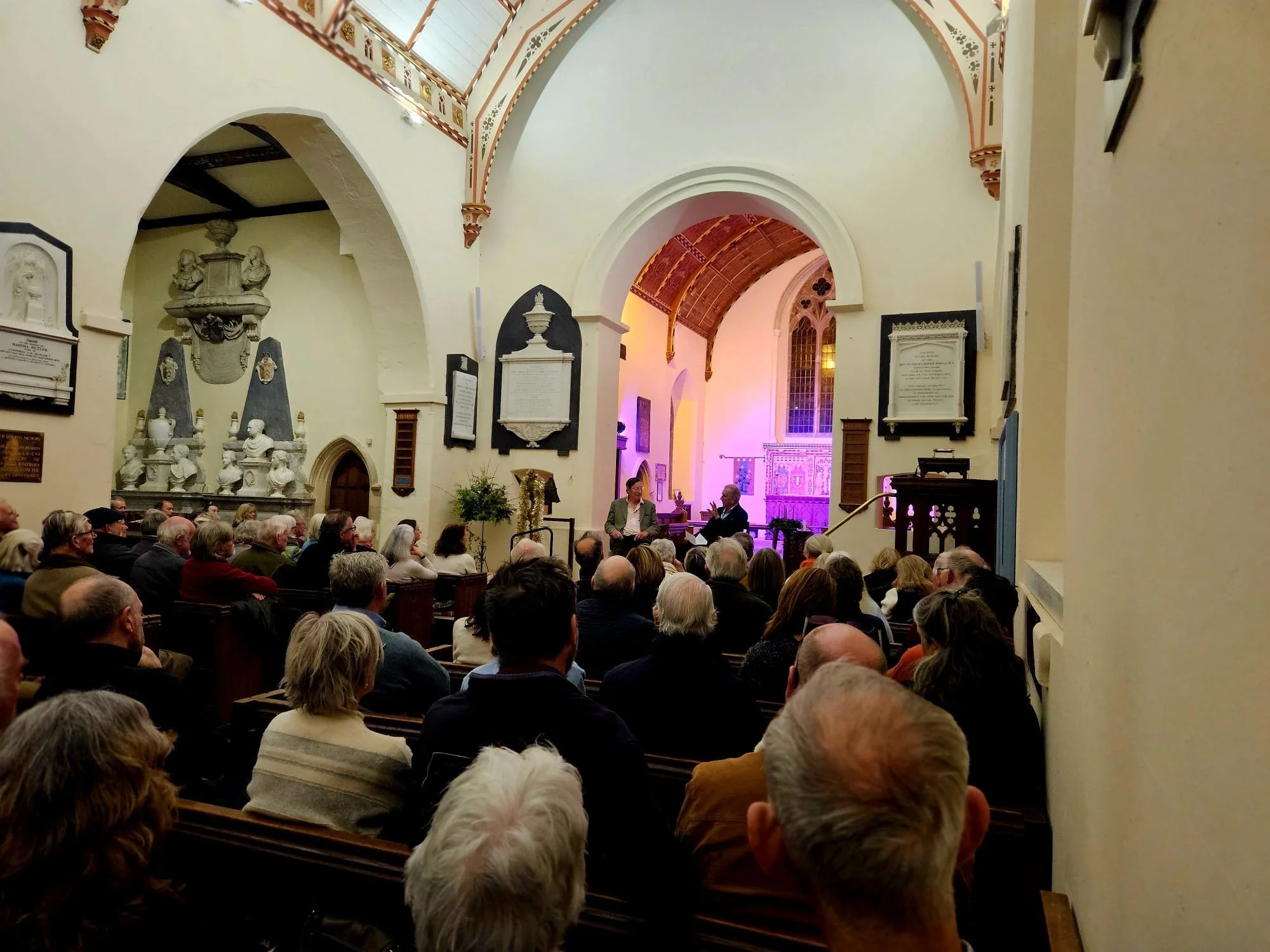 Inside St Mary's Church Kintbury