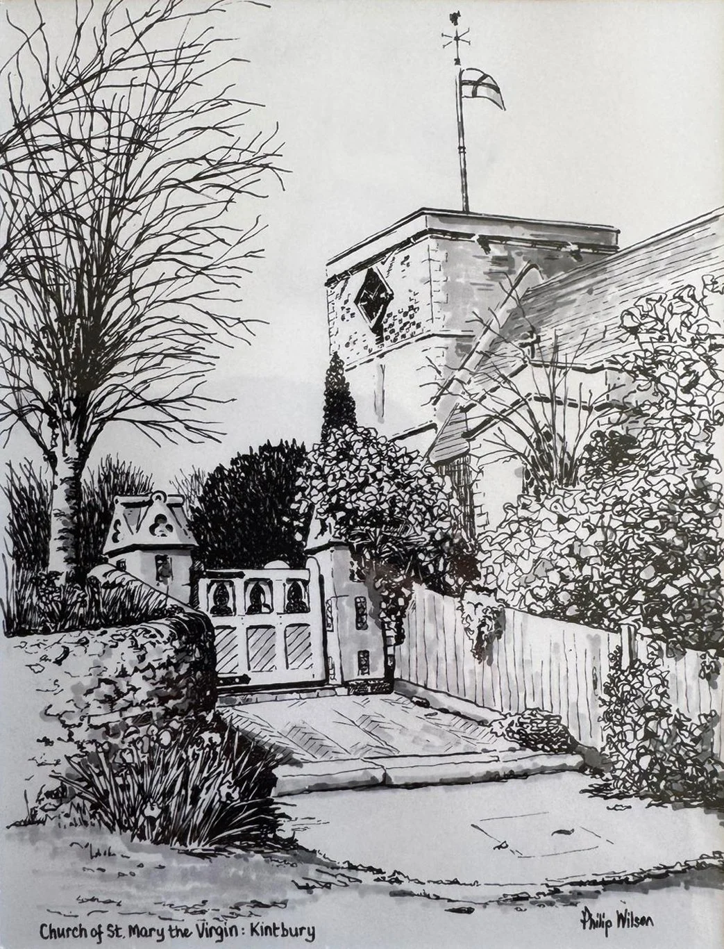 A Sketch of St Mary's Church
