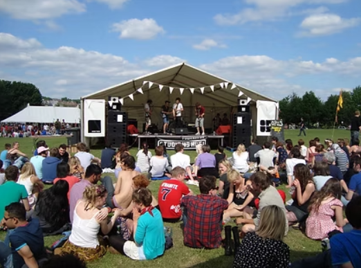 Peace in the Park stage