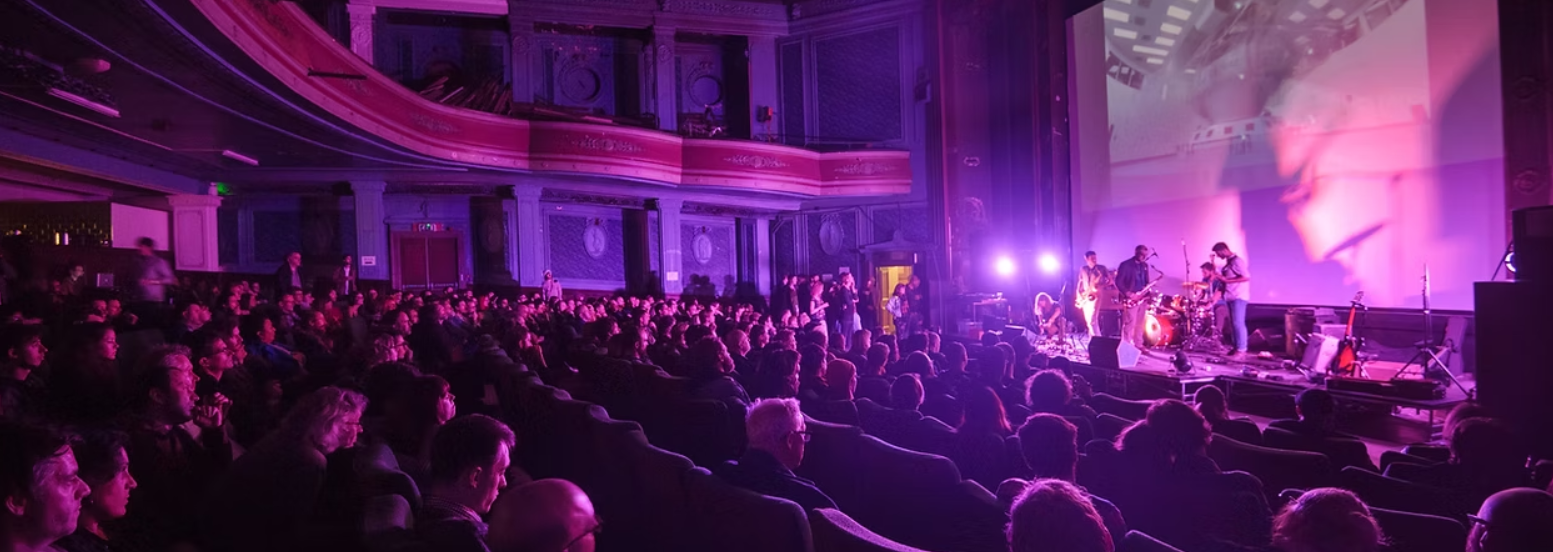 Band performing at an event