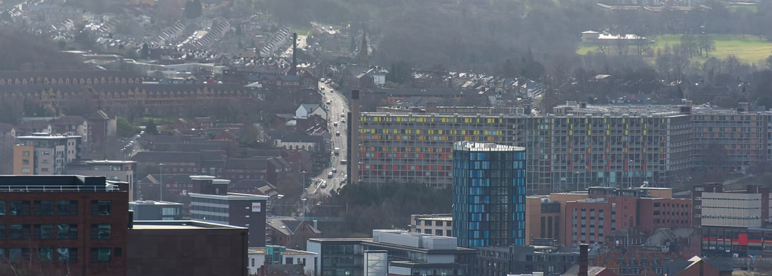 View of Sheffield and Park Hill
