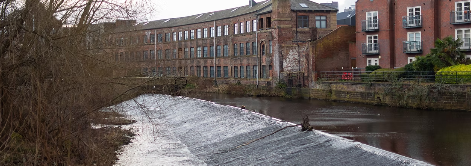 A view of a Sheffield river