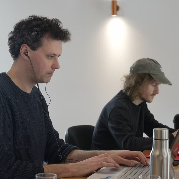 Opus team members working