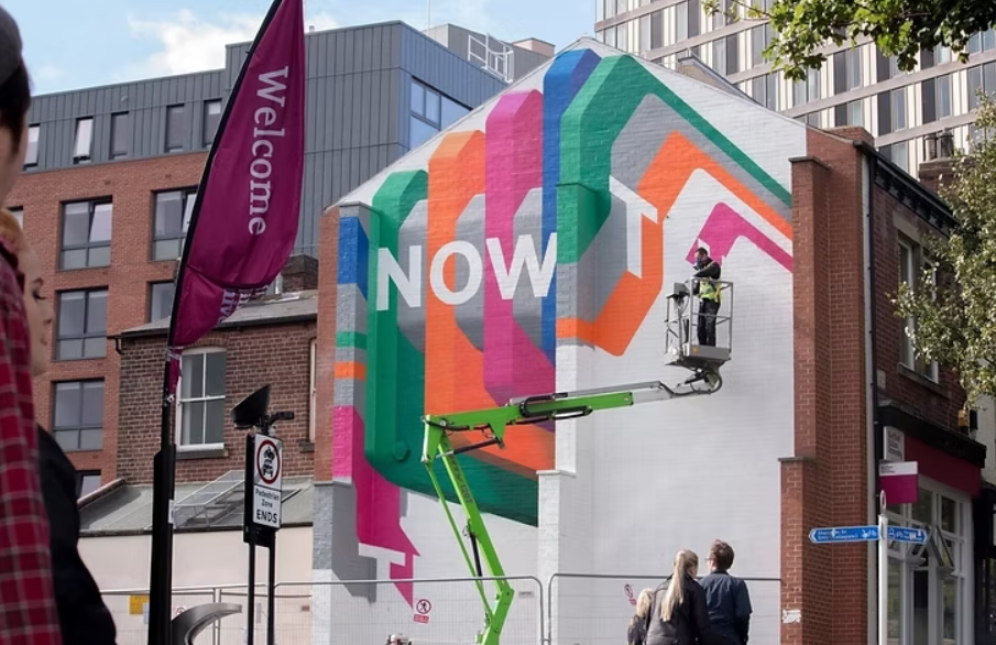 Now Then mural