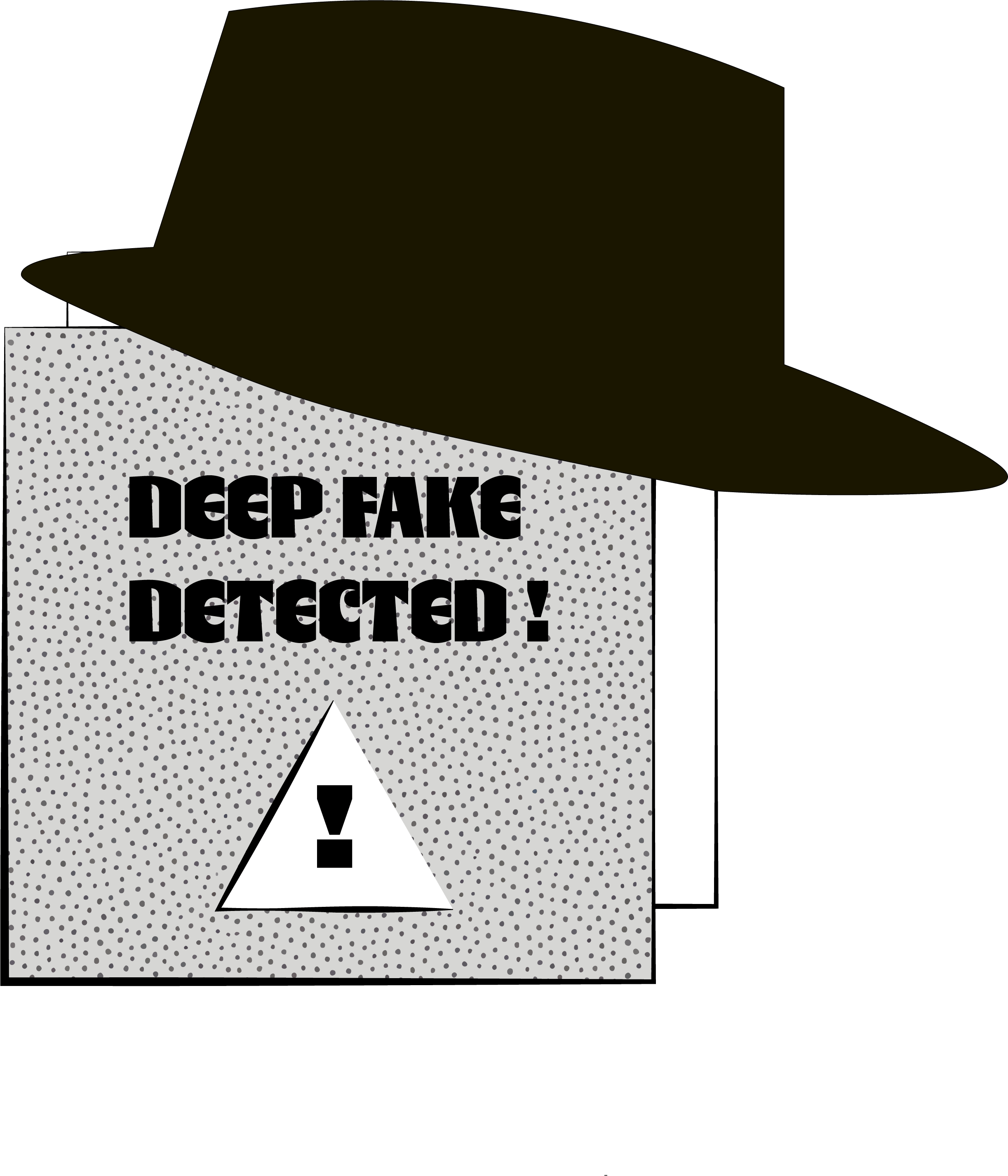 A warning sign featuring an exclamation mark in a triangle, indicating that a device has detected something.