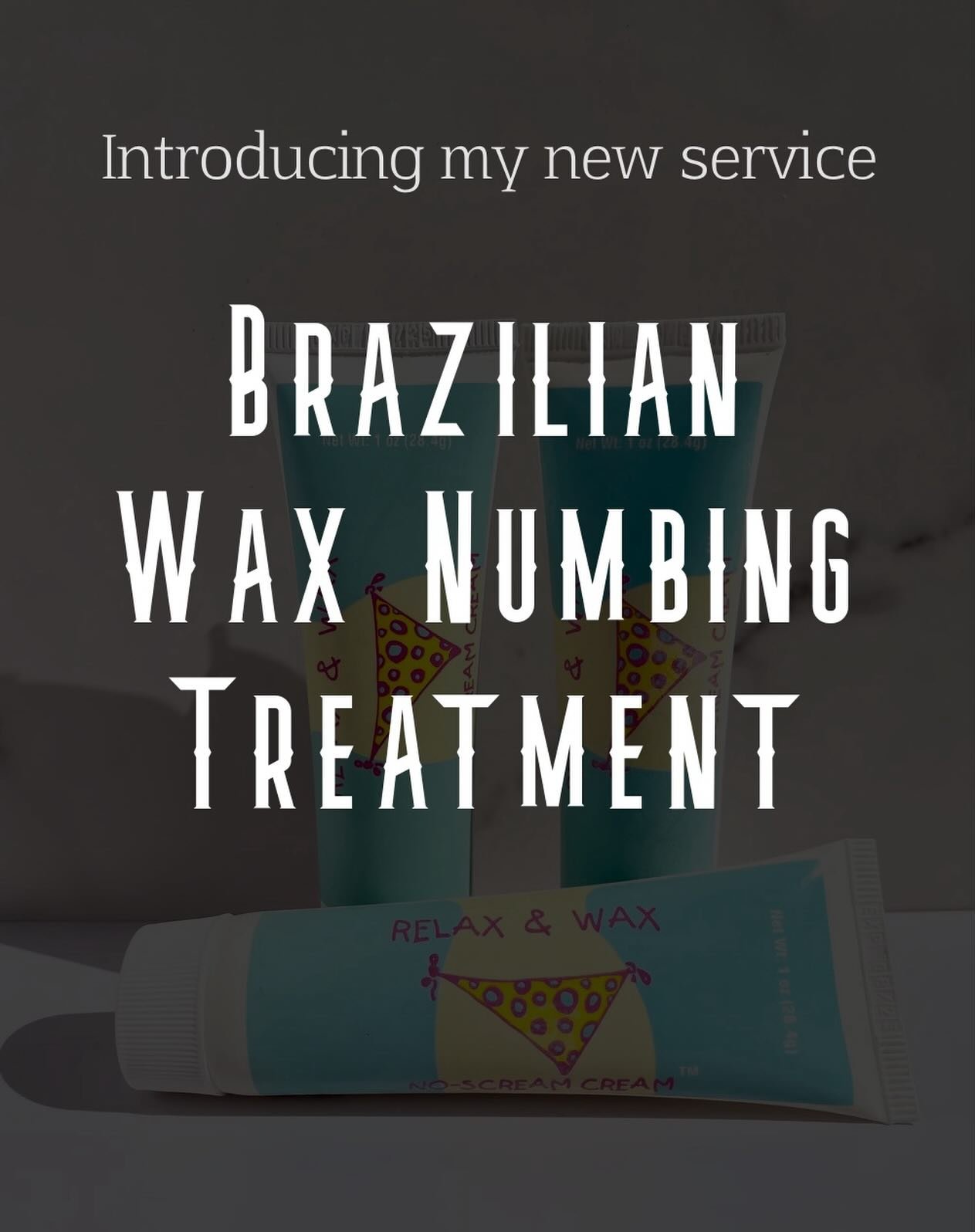 Scared of your first Brazilian wax? Start here. ✨
Introducing our Brazilian Numbing Treatment &mdash; designed for first-time clients or anyone with a low pain tolerance. 

This isn&rsquo;t just a wax&hellip; it&rsquo;s a comfort-focused experience. 