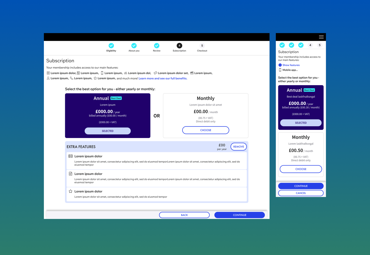 Talent Systems membership payments