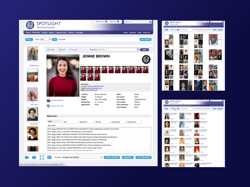 Before — legacy Spotlight search