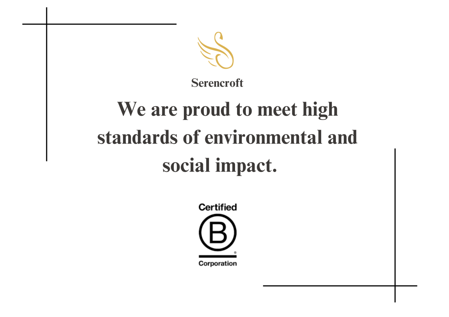 Serencroft becomes one of the First UK Care Home Providers to Achieve B Corp Certification.
