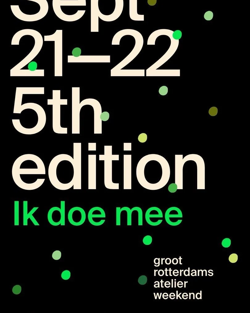 Kom langs bij ons nieuwe atelier op de Drievriendenstraat 26 in Rdam West