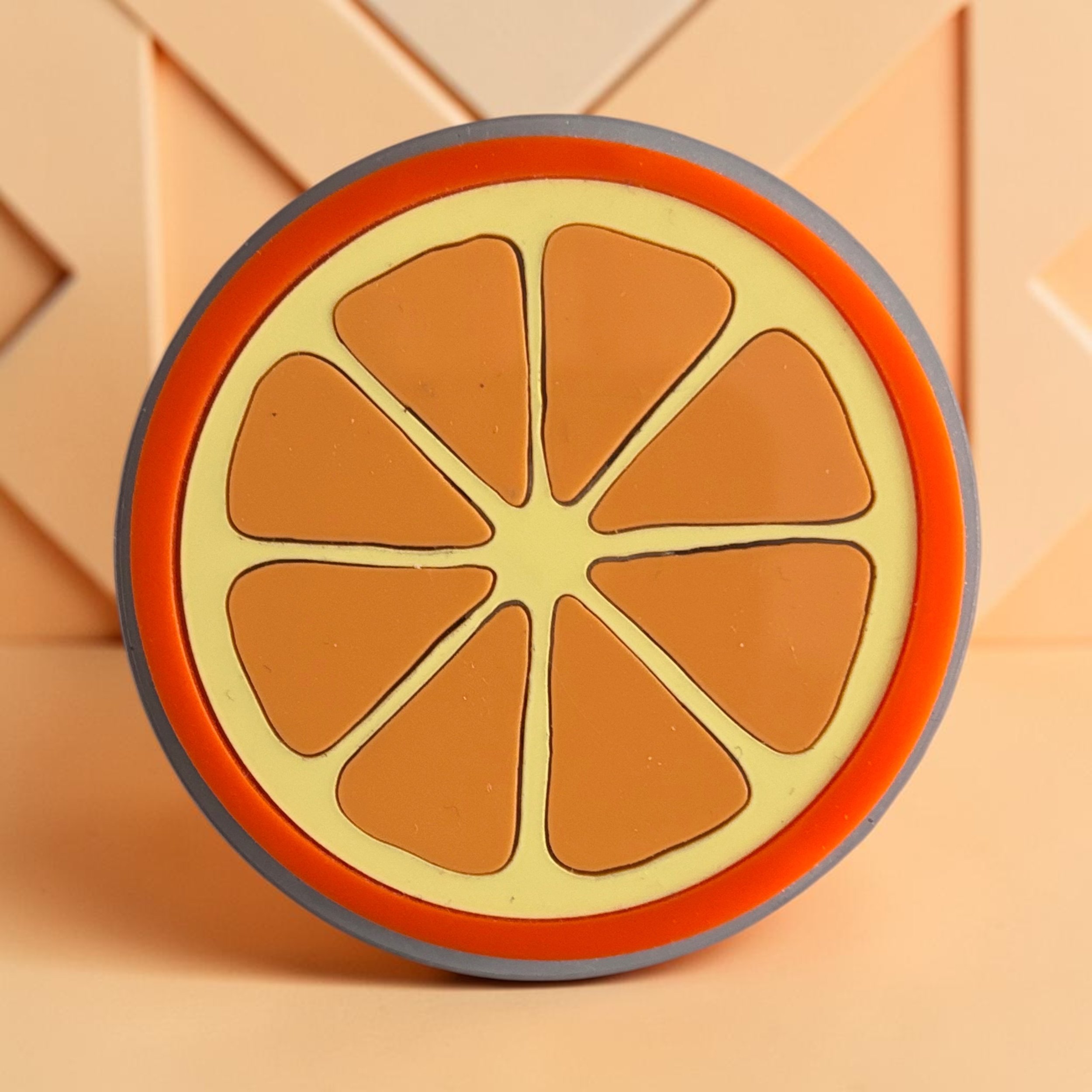 Orange locker magnet