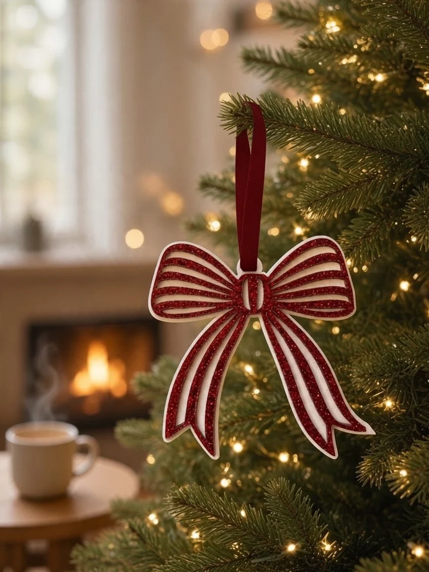 2026  Glitter bow  red .jpg