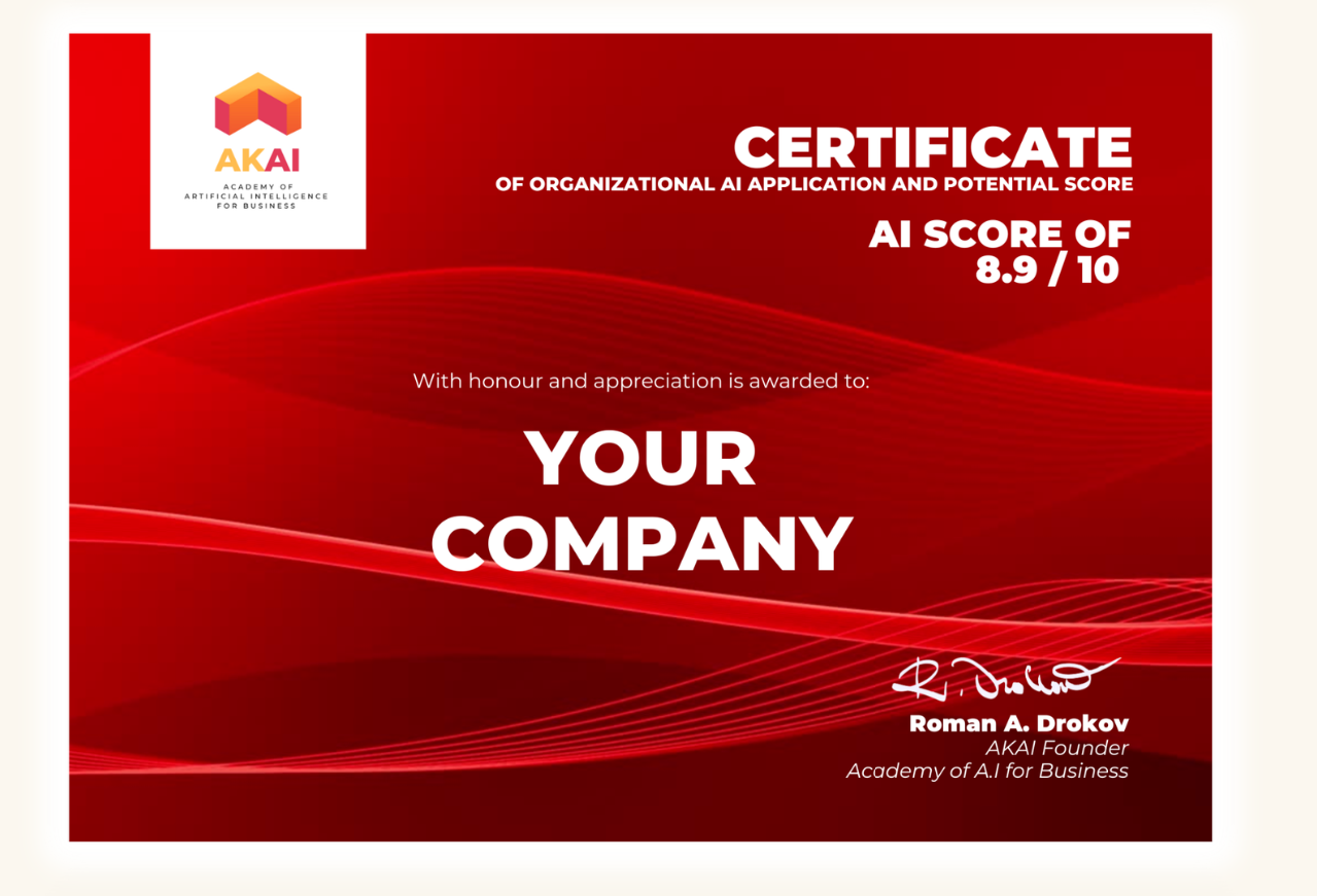 AI certificate