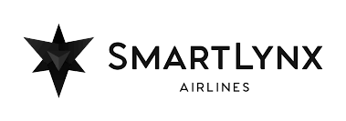 SmartLynx Airlines logo with a black star and the company name