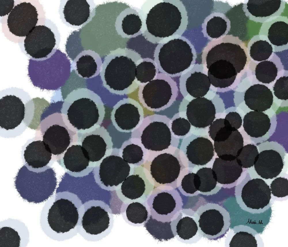 基本価格　20000JPYC　　是か非かーRight or wrong.　　正しいか正しくないかを見ている目です。私の絵は明るくて楽しいばっかりじゃないし、必ずメッセージがあるわけじゃないことを、絵を見た人にわかってほしくて描きました。あなたは私の絵を正しく見ることができていますか？いうことをこの目は見ています。