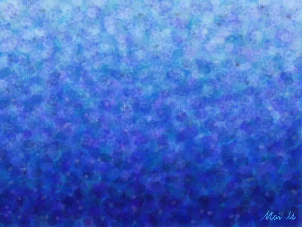 基本価格　20000JPYC　　ラピスラズリーLapis lazuli　　青いラピスラズリの中に入ってみて、内側から見ている景色を表現しました。明るいところは持っている人の願いを叶えていく神秘的な力、暗いところは持っている人を守る魔除けの力を表しています。