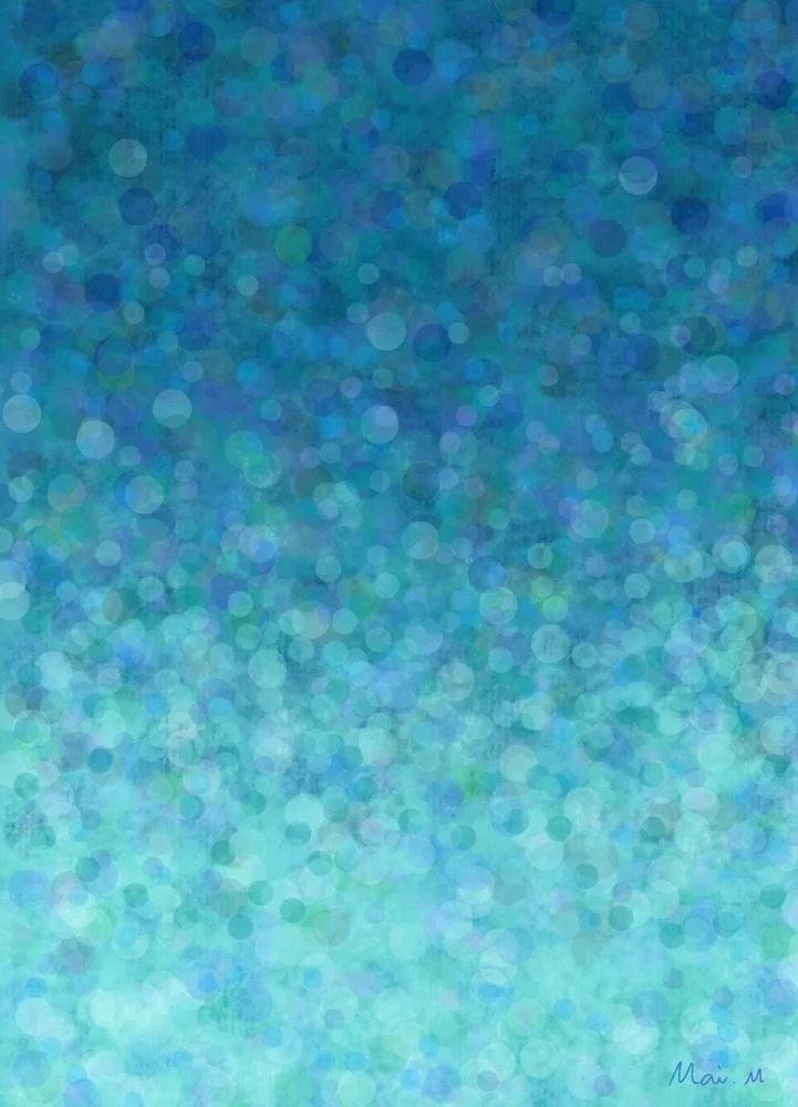 基本価格　5000JPYC　　グラスーGlass　　水の入ったコップがキラキラしている様子を描きました。綺麗な模様が入ったコップで、とても繊細で美しいです。