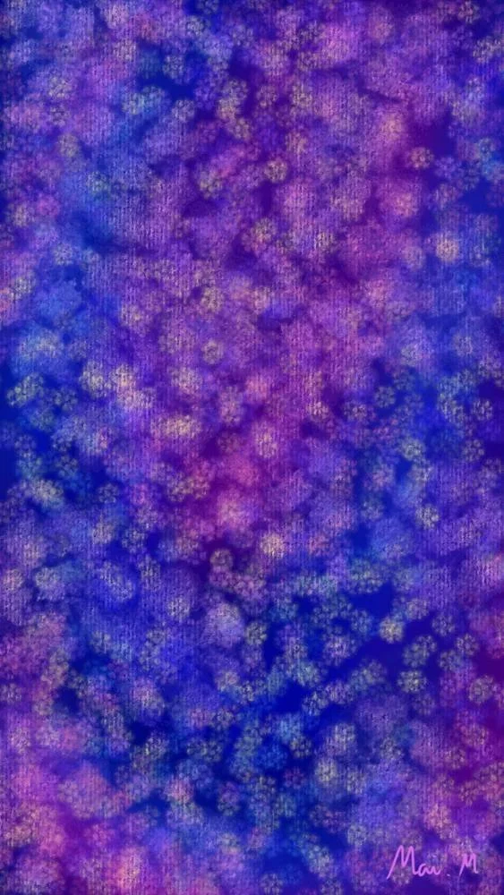 基本価格　5000JPYC　　浴衣ーYukata　　ブラシの特徴で布地のような模様が見えたことから浴衣の柄のようだなと思い、タイトルにつけました。実際に浴衣の柄として使えたら着てみたいなと感じています。