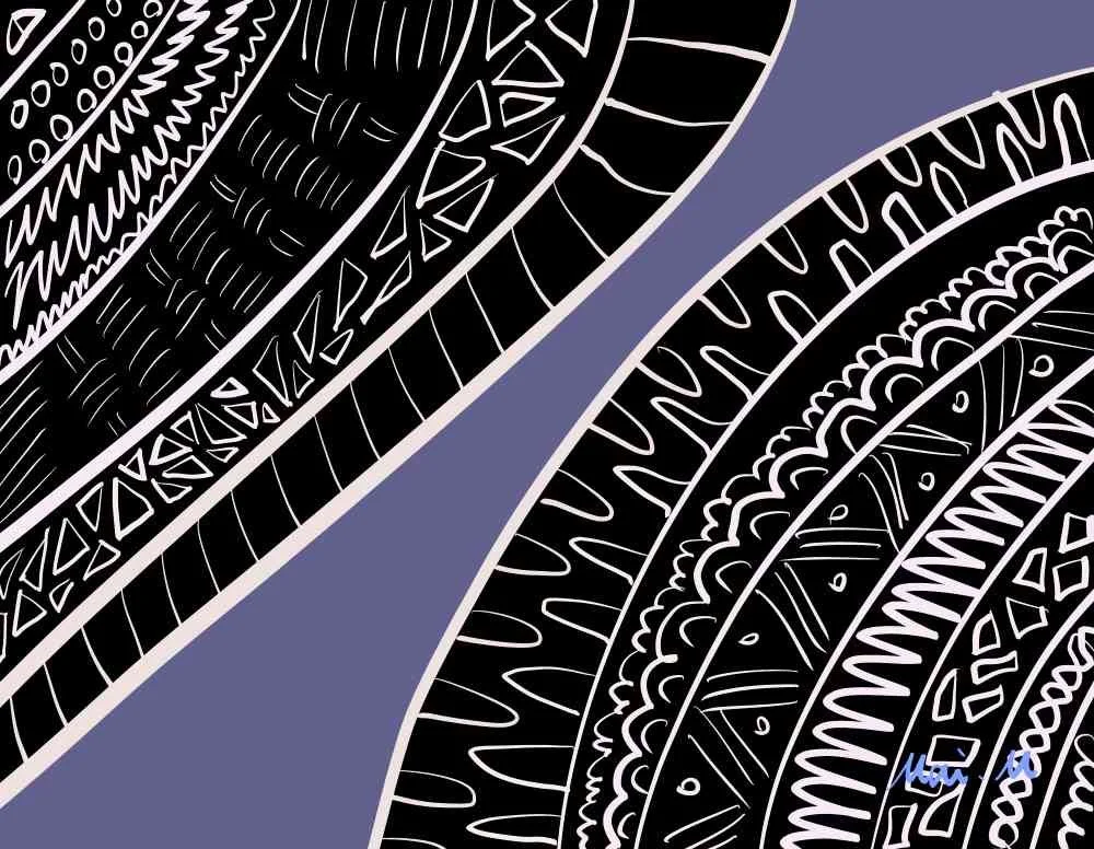 基本価格　10000JPYC　　文化ーCultures　　それぞれ二つの異なる文化が作られていく過程で、もう少しで隣に触れてしまうところ。作られ続けてどんどん広がっていくところ。