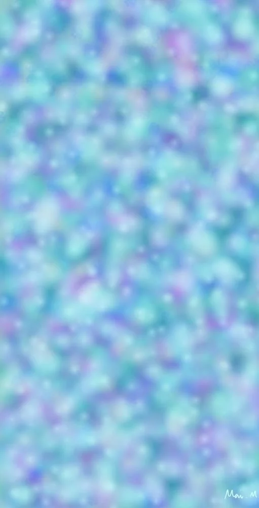 基本価格　5000JPYC　　雨のあじさいーHydrangea in the rain　　雨の日の湿気をぼやけた感じで表現しました。青い紫陽花が雨に濡れている様子です。この絵を見ると、以前住んでいたアパートの近所に紫陽花が綺麗に咲く坂があったのを思い出します。