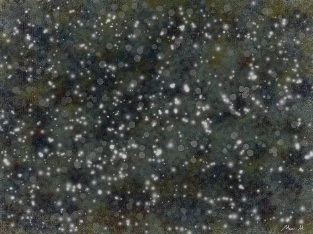 基本価格　10000JPYC　　胞子ーSpore　　いろんな色を重ねていったらカビのようにも見えてきて、胞子というタイトルにしました。描いている途中からカビに見えてきてワクワクしながら描きました。