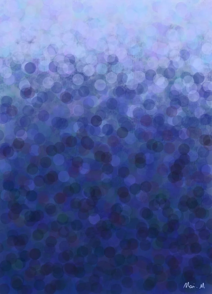 基本価格　10000JPYC　　師走ーLunar December　　大掃除が嫌だなと思ってついたため息のイメージです。寒い空気にどんよりとした暗い気持ちが流れているのを表現しました。