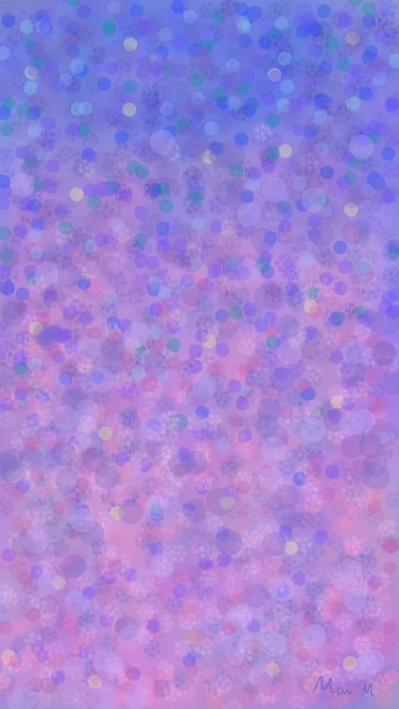 基本価格　10000JPYC　　花びらの夜ーNight of the Petals　　桜の花びらが夜風に舞っている風景を表現しました。夜桜を楽しむ人たちの賑やかさが伝わるように描きました。