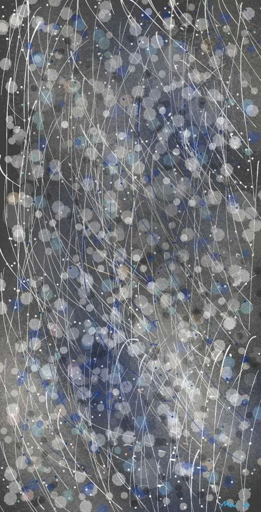 基本価格　10000JPYC　　吹雪ーBlizzard　　吹雪いている夜に駅の前で迎えを待っていた時の景色です。暗い中、街灯に照らされたところに雪が降っているのが見えて、寒いけど寂しくないような気持ちを表現しました。