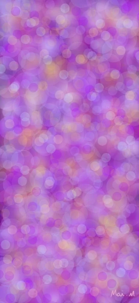 基本価格　5000JPYC　　藤ーWisteria　　藤の花の濃い色のところを強調して描きました。酔って淡くぼやけたような雰囲気がお気に入りです。