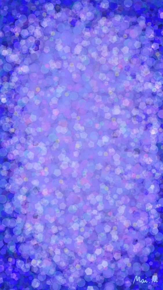 基本価格　10000JPYC　　今日の青ーToday's Blue　　同じ色でもその日の気分によって絵の雰囲気が変わっているように思えて、今日の気分の青を描こうとした作品です。この日はなんとなく紫に近いような青の気分だったようです。