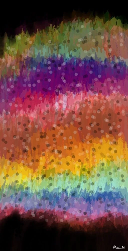 基本価格　30000JPYC　　山ーMountain　　季節や気候によって姿や色を変える山々の美しさと、その自然に対するおそれを表現しました。豊かな自然環境を、いつまでも守っていきたい気持ちが込められています。　　第1回 NUDE THE TOKYO・モニター展示作品