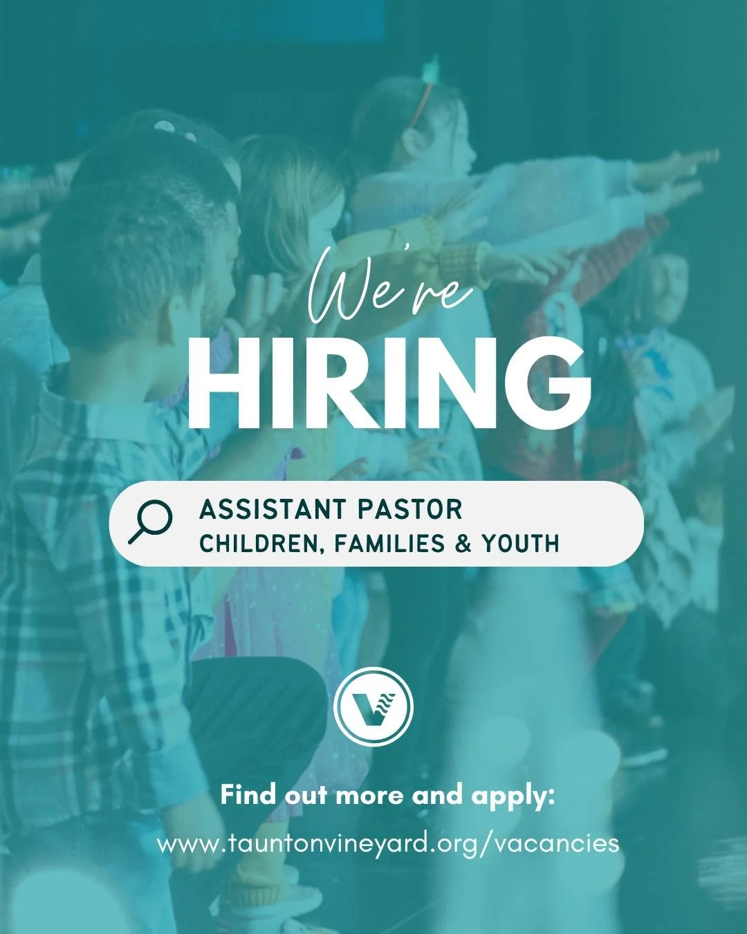 Do you love seeing children and youth discover Jesus? Do you have a heart to support and equip families in their walk with God? Are you a gifted organiser and team builder who can lead with creativity, care, and vision?

Taunton Vineyard Church is lo