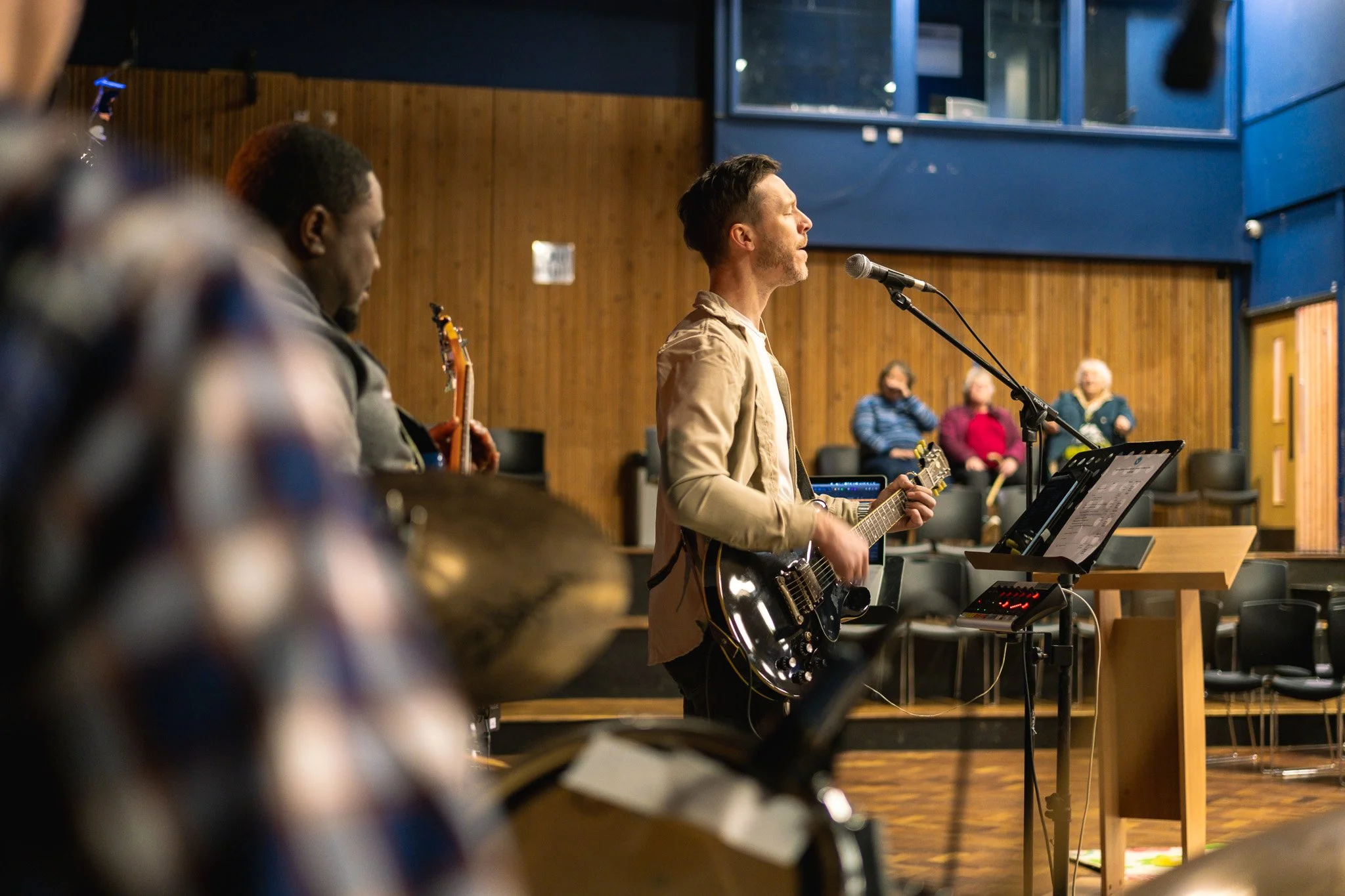 Worship leading at Taunton Vineyard