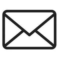 Icon of a closed envelope representing email or messaging