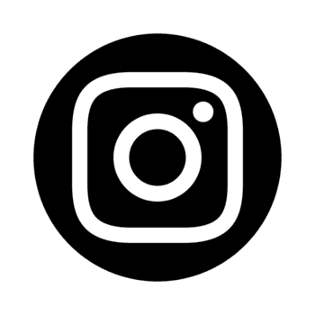 Instagram logo on a black background.